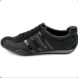 Coach Signature Lace Up Canvas Shoes Size 11B